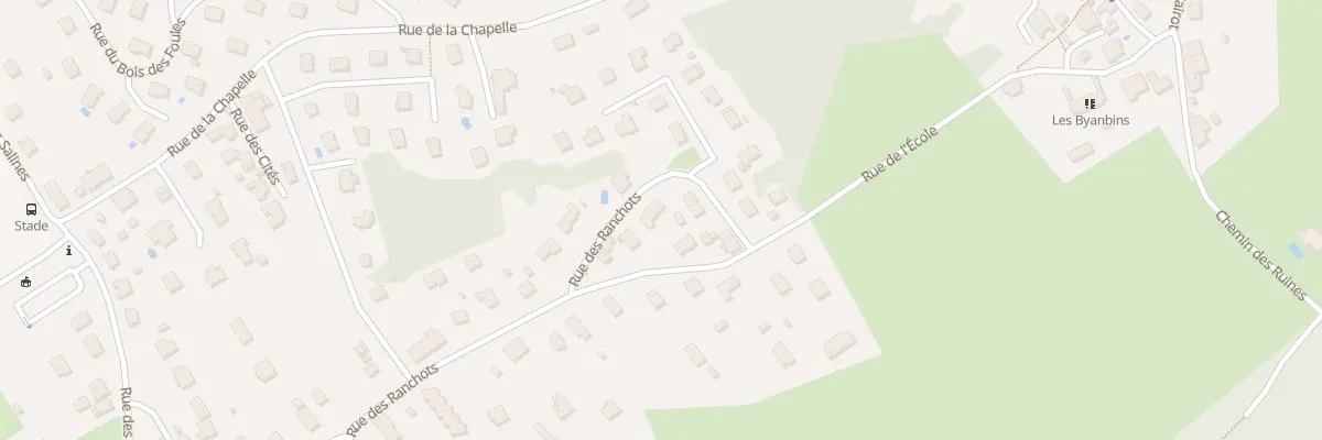 Plan du 43 Rue des Ranchots à Montferrand-le-Château