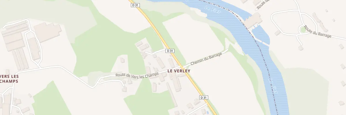 Plan du 10 Rte de Vers les Champs à Lornay
