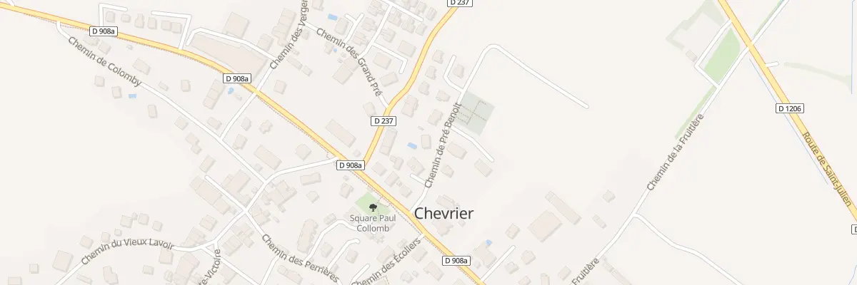 Plan du 77 Che de Pré Benoît à Chevrier