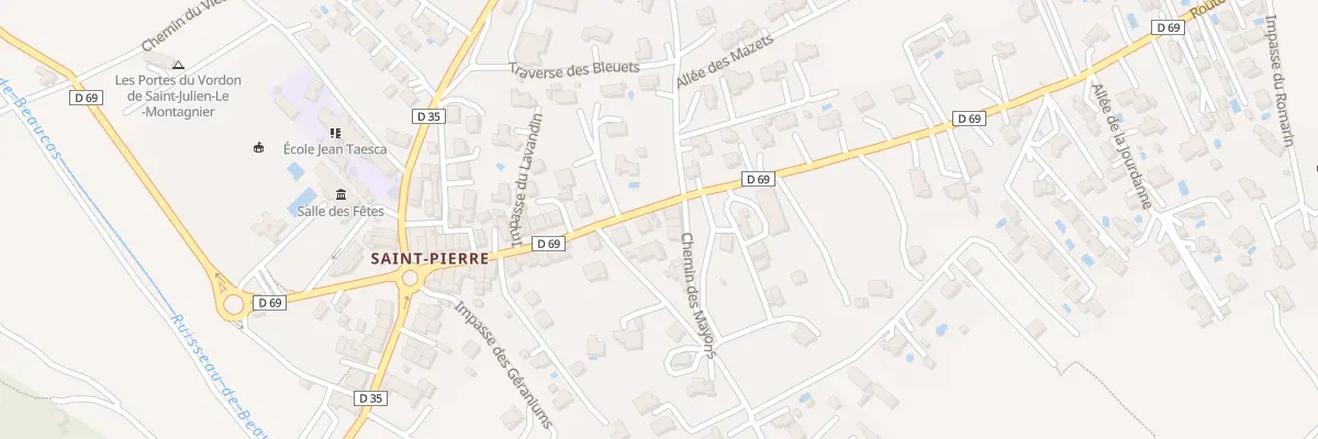 Plan du 196 Rue de Terdobbiate à Saint-Julien