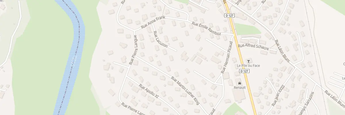 Plan du 8 Rue Lacuzon à Champagnole