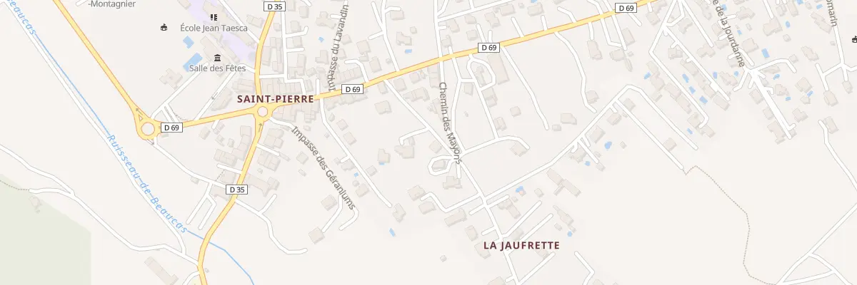 Plan du 92 Tra des Coquelicots à Saint-Julien