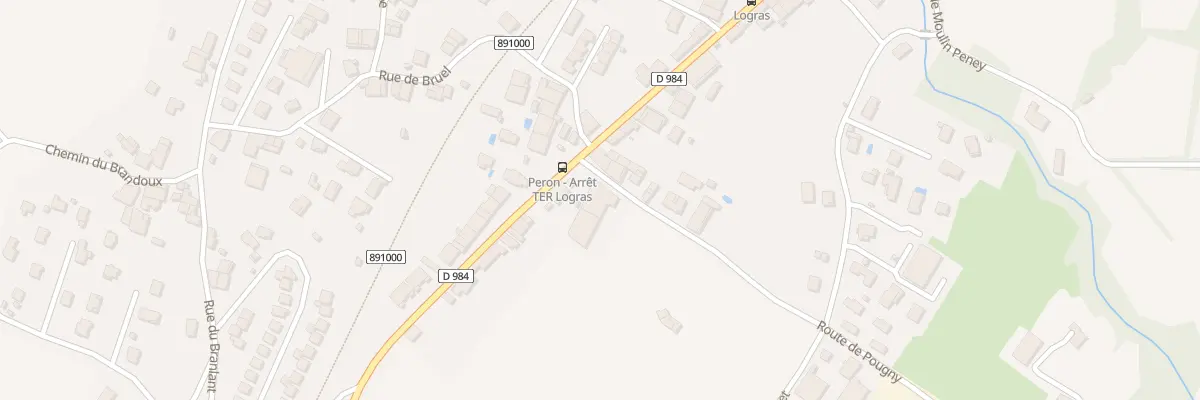 Plan du 38 Rte de Pougny à Péron
