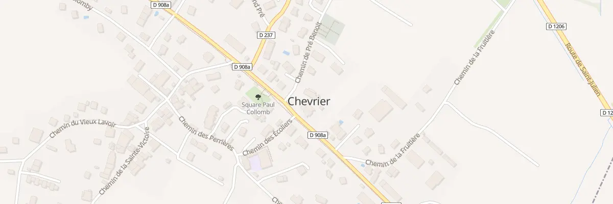 Plan du 12 Che de Pré Benoît à Chevrier