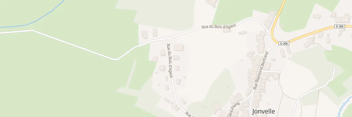 Plan du 1 Rue du Bois d’Ageot à Jonvelle