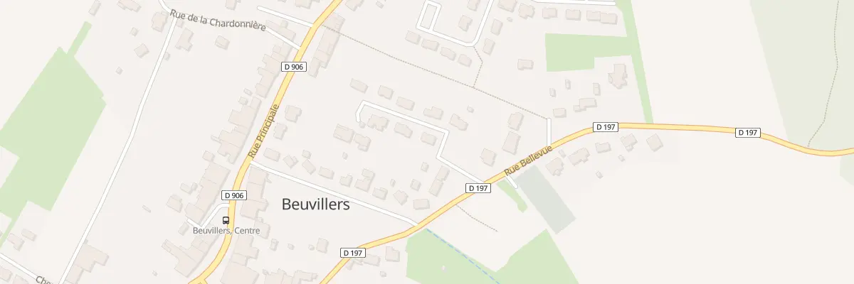Plan du 10 Rue Clos Marine à Beuvillers