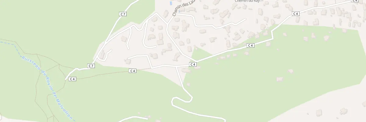 Plan du 44 Che des Laurons au Revest-les-Eaux