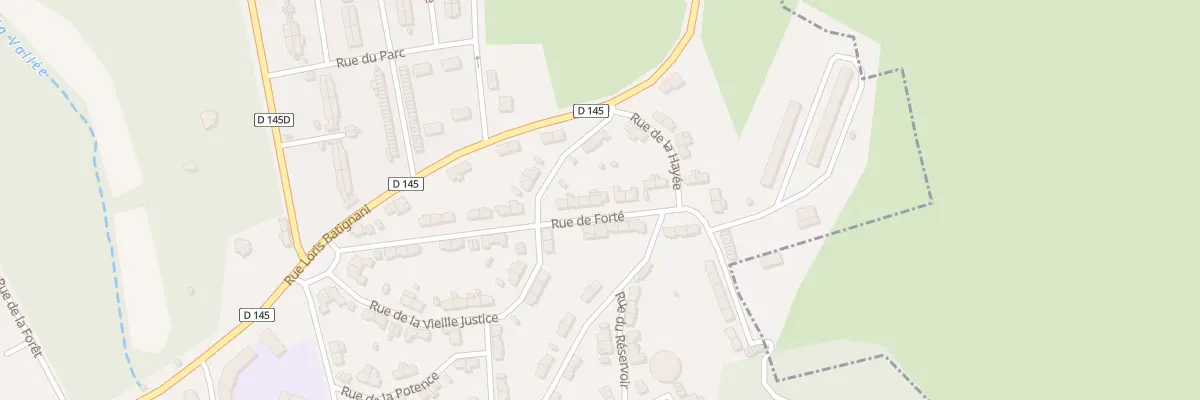 Plan du 23 Rue de Forté à Tucquegnieux