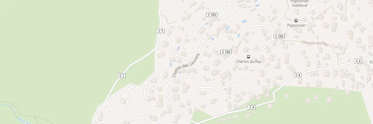 Plan du 190A Che des Laurons au Revest-les-Eaux