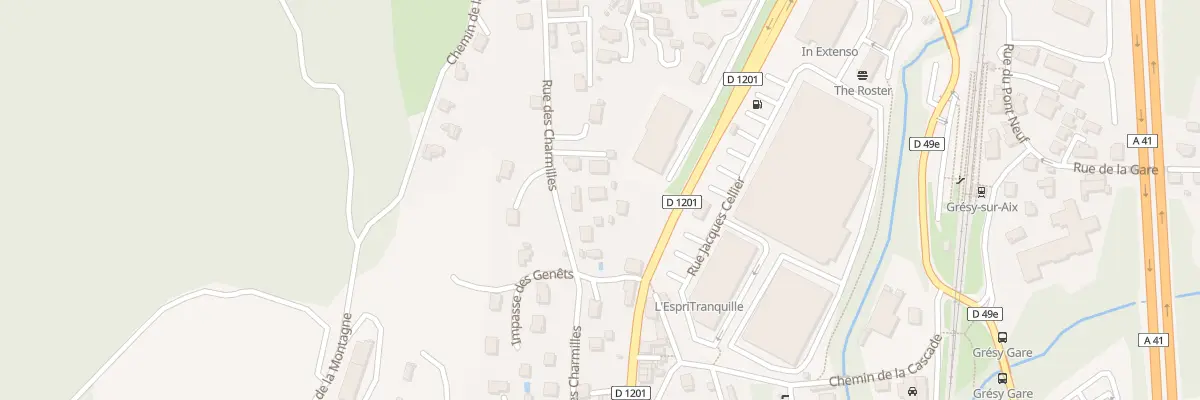 Plan du 200 Rue des Charmilles à Grésy-sur-Aix