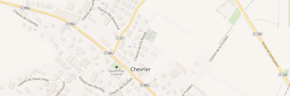 Plan du 96A Che de Pré Benoît à Chevrier