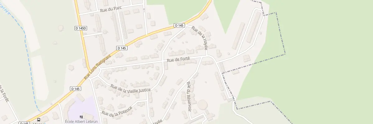 Plan du 22 Rue de Forté à Tucquegnieux