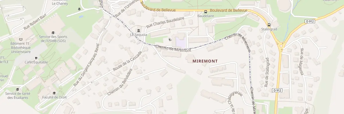 Plan du 6 Che de Miremont à Jacob-Bellecombette