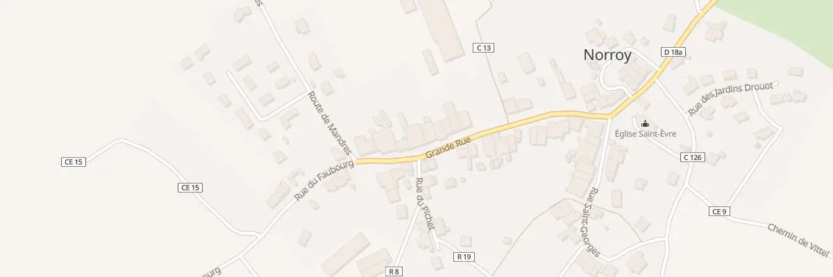 Plan du 26 Rue Grande Rue à Norroy