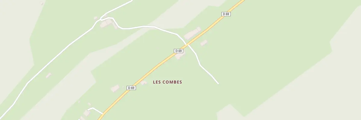 Plan du 5371 Les Combes à Longchaumois