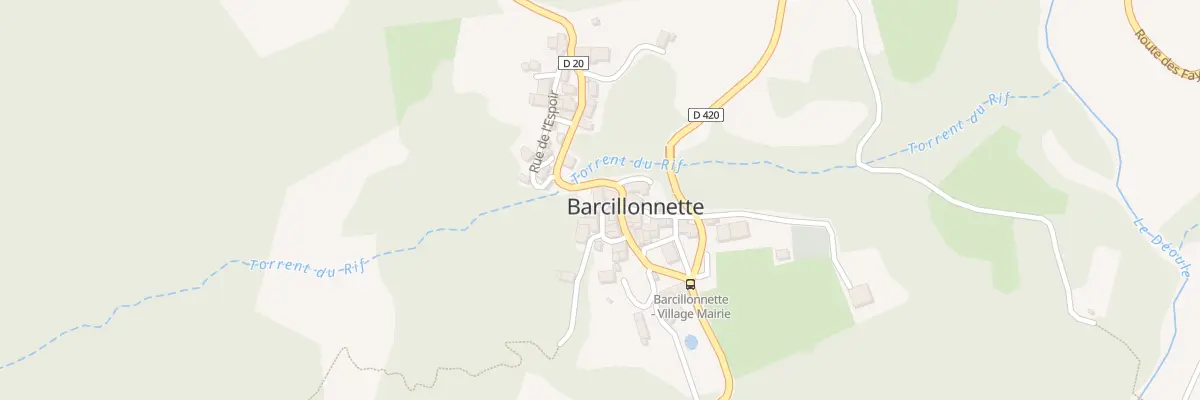 Plan du 10 Rue de l’Audience à Barcillonnette