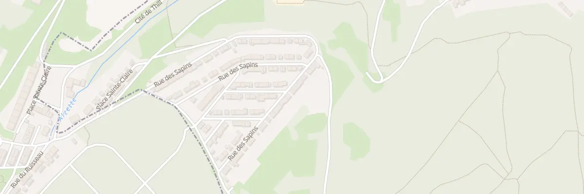 Plan du 3 Rue des Sapins à Villerupt