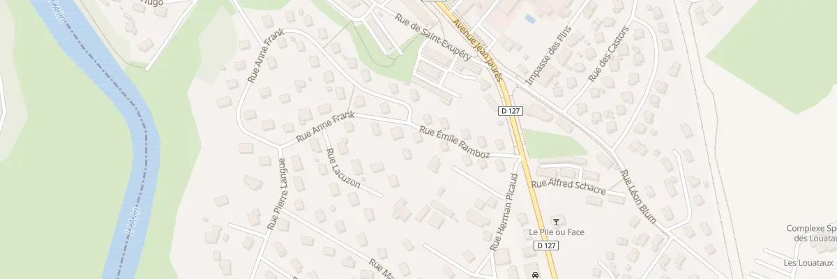 Plan du 11 Rue Emile Ramboz à Champagnole