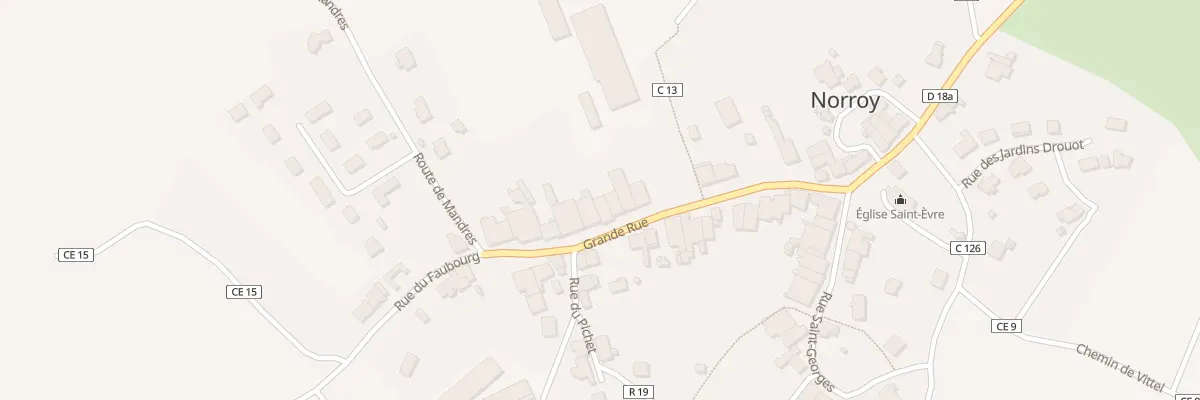 Plan du 22 Rue Grande Rue à Norroy