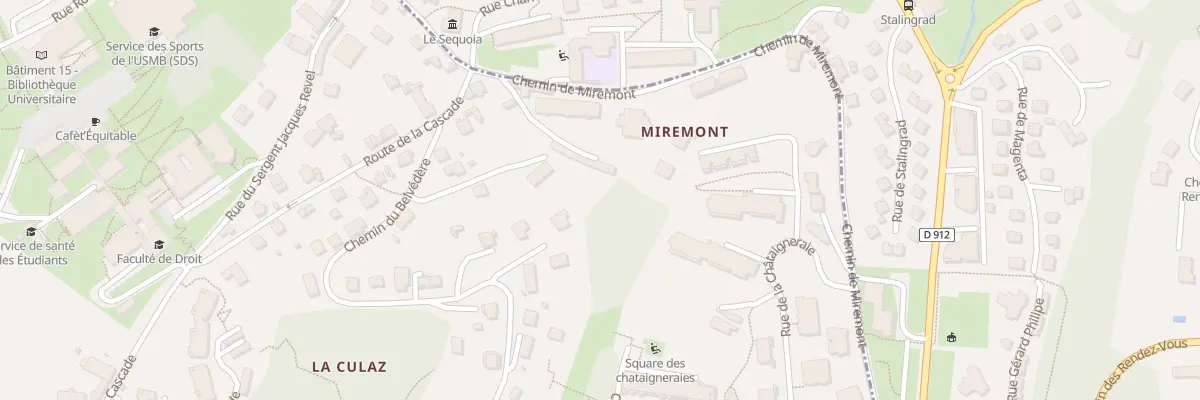 Plan du 8 Che de Miremont à Jacob-Bellecombette