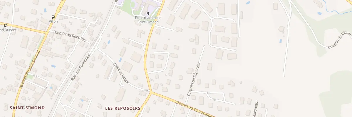 Plan du 10B Che des Mésanges à Aix-les-Bains
