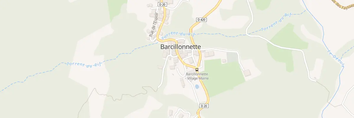 Plan du 32 Rue des Vignes à Barcillonnette