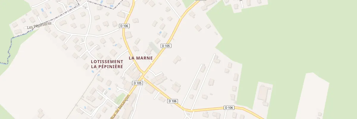 Plan du 78 Rue de Besancon à Montferrand-le-Château