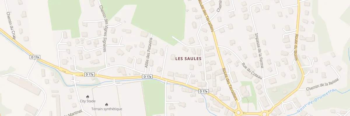 Plan du 56 Imp des Garennes à Drumettaz-Clarafond