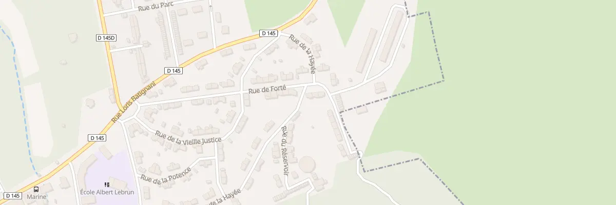 Plan du 28 Rue de Forté à Tucquegnieux