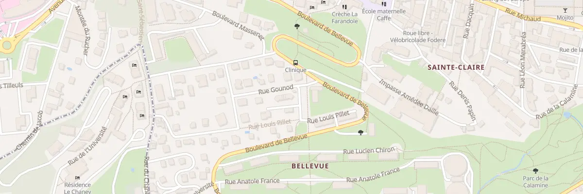 Plan du 10 Mte Valérieux à Chambéry