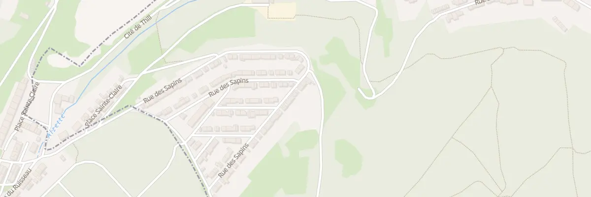 Plan du 2 Rue des Sapins à Villerupt