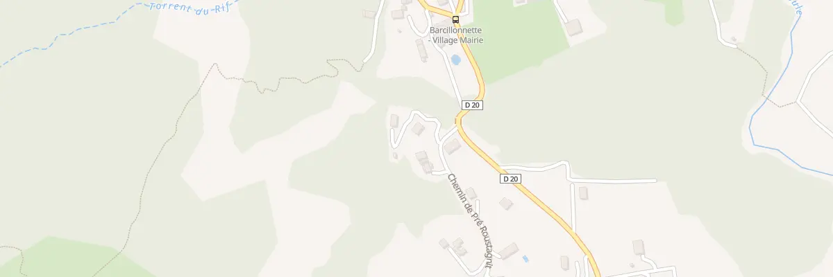 Plan du 5078 Le Village à Barcillonnette