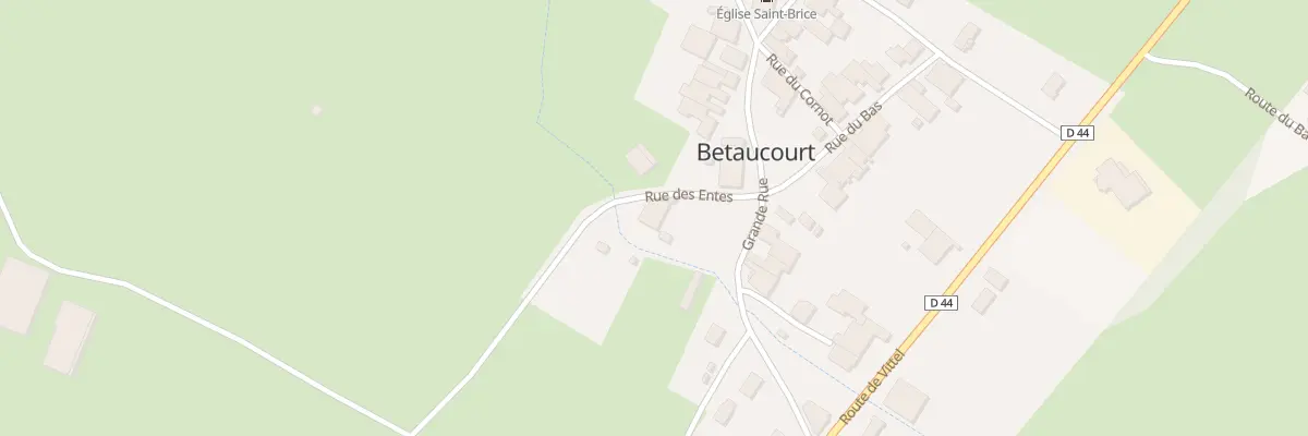 Plan du 3 Rue des Entes à Betaucourt