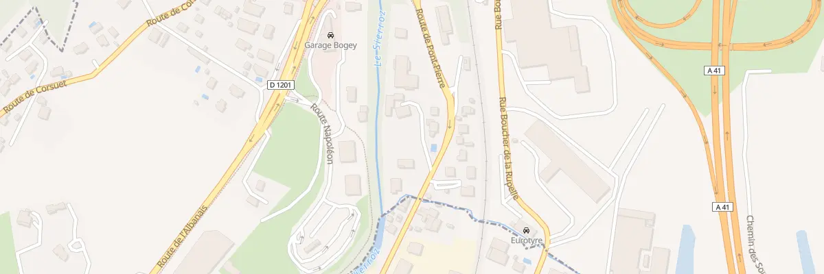 Plan du 230 Rte de Pont Pierre à Grésy-sur-Aix