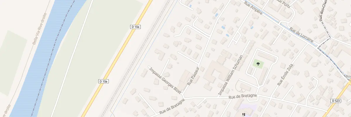 Plan du 8 Imp Georges Bizet à Froges
