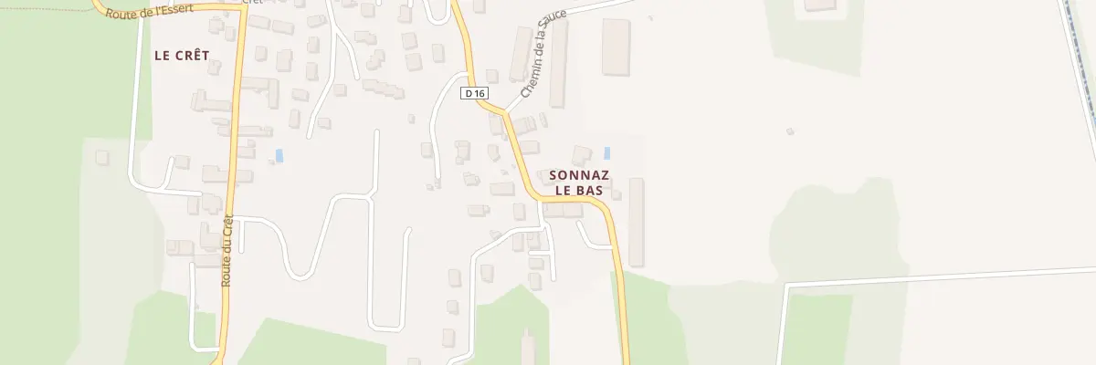 Plan du 553 Rue de la chartreuse à Sonnaz