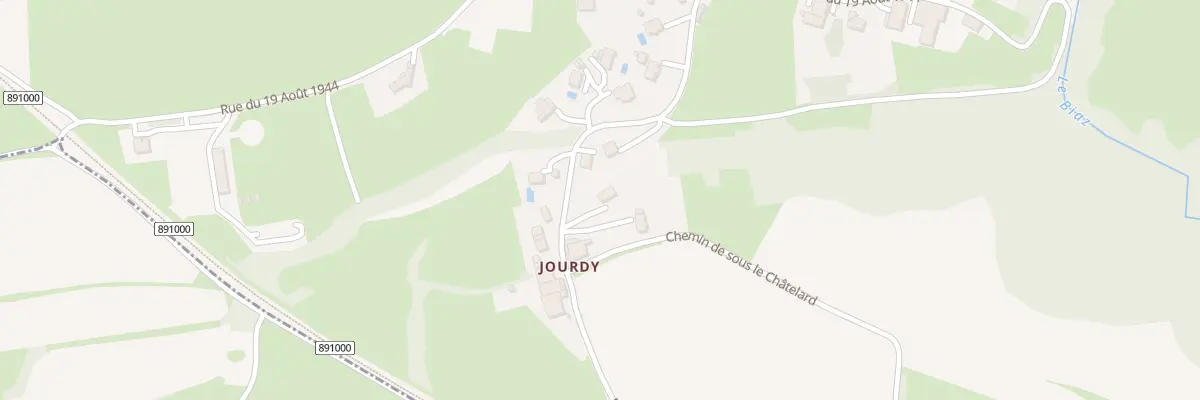 Plan du 259 Rte de Jourdy à Farges
