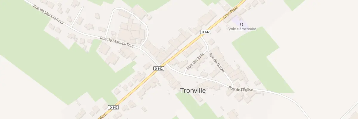 Plan du 1 Rue de l’Eglise à Tronville