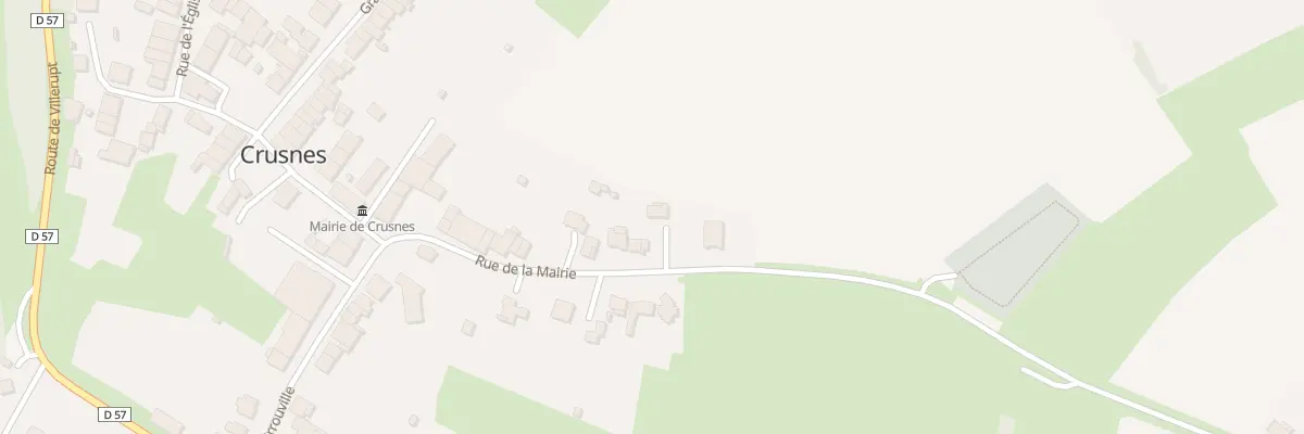 Plan du 28D Rue de la Mairie à Crusnes
