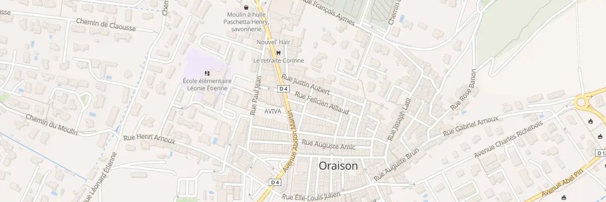 Plan du 5627 Rue Auguste Gregoire à Oraison