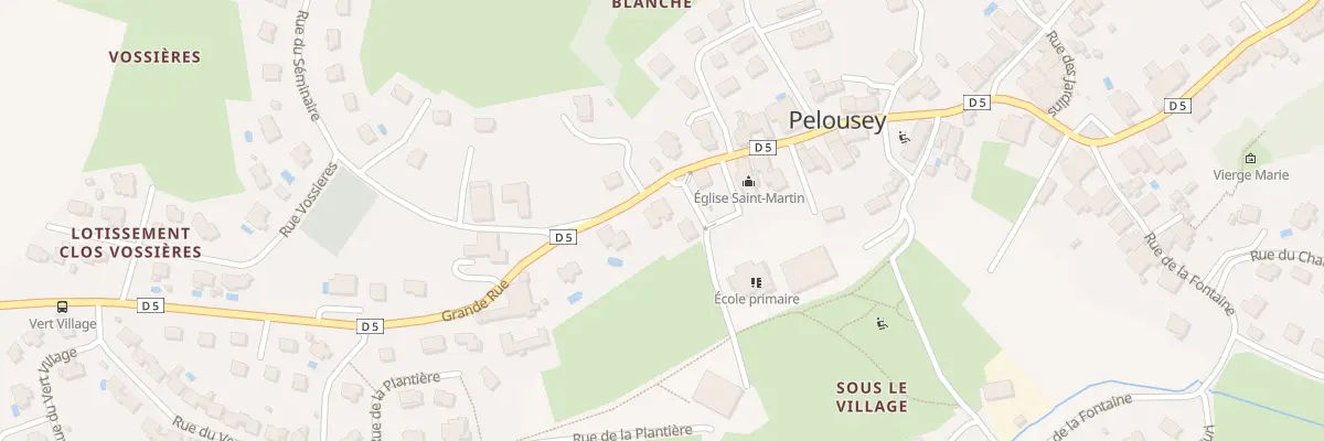 Plan du 6 Rue Grande Rue à Pelousey