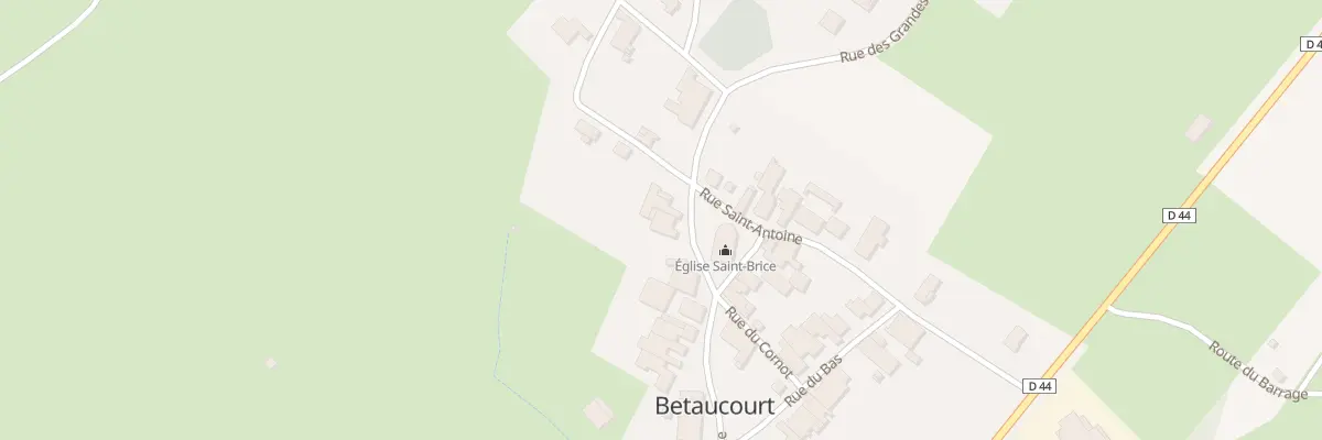 Plan du 27 Grande Rue à Betaucourt
