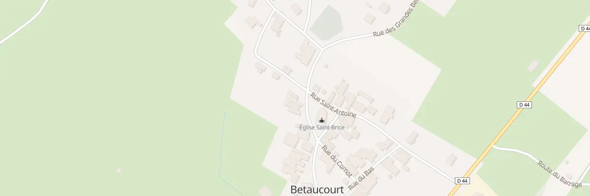 Plan du 29 Grande Rue à Betaucourt