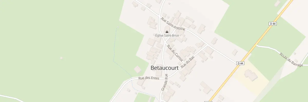 Plan du 19 Grande Rue à Betaucourt