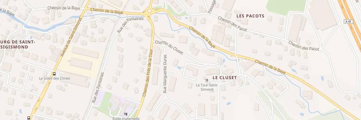 Plan du 6 Che du Cluset à Aix-les-Bains