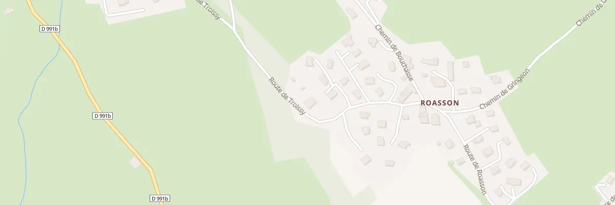 Plan du 166 Rte de Troissy à La Biolle