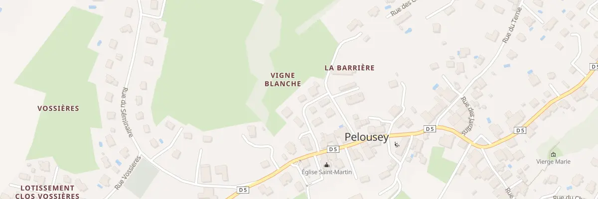 Plan du 13 Rue Grande Rue à Pelousey