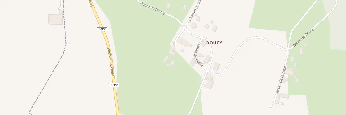 Plan du 71 Che des Huches à Menthonnex-sous-Clermont