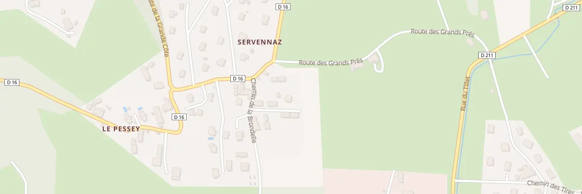 Plan du 35 Che de la Brondelle à Sonnaz