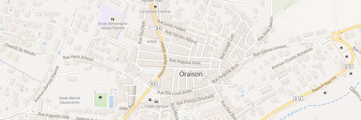 Plan du 4 Rue Auguste Amic à Oraison